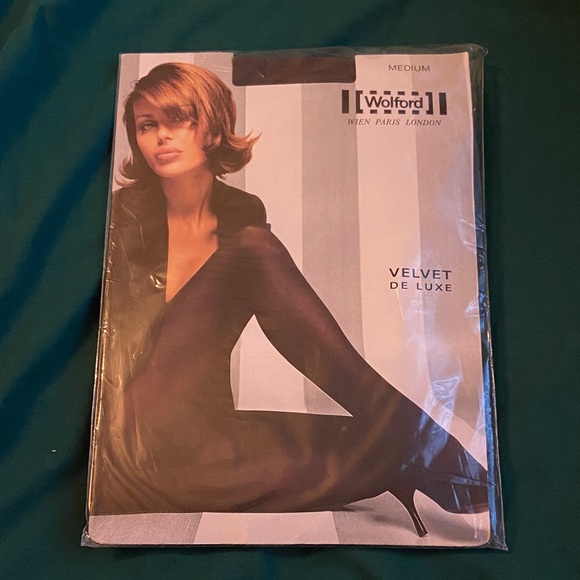 Wolford Velvet De Luxe Tights - Picture 1 of 4
